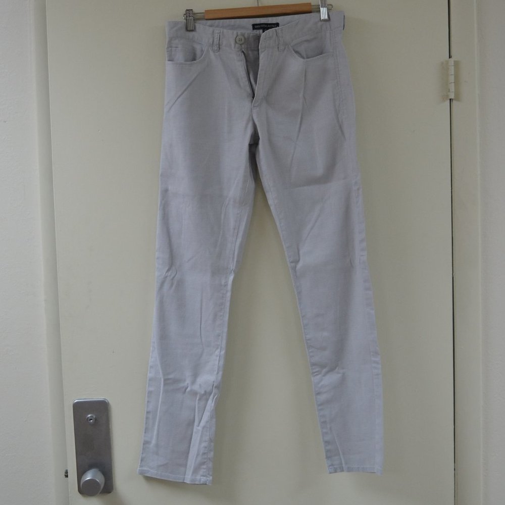 Saks Fifth Avenue men pants, linen/cotton blend, size 28